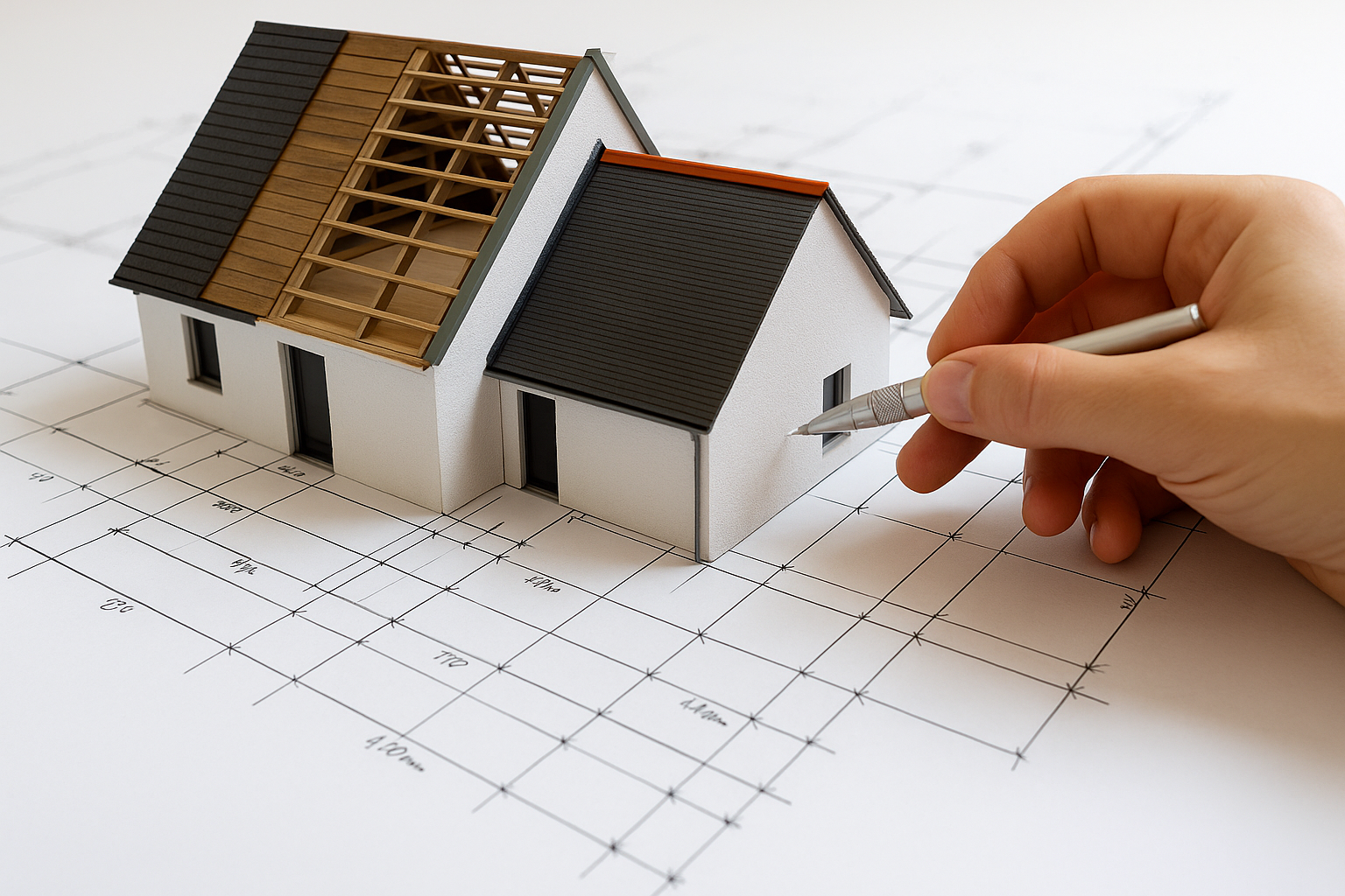 Termomodernizacja budynku. Elewacja rysunek